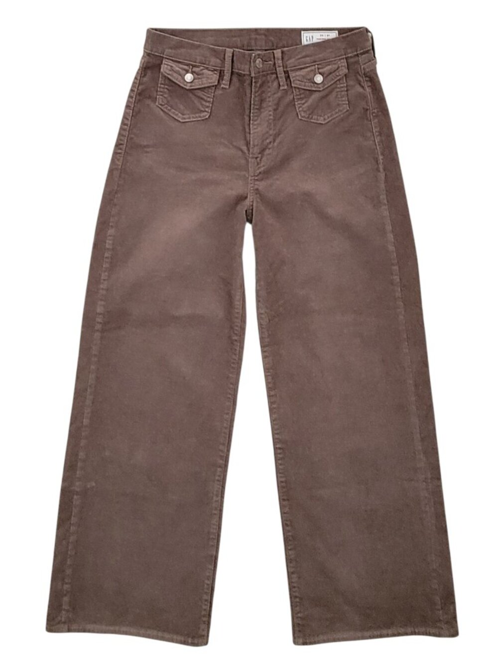 Gap High Rise Stride Wide Leg Corduroy Plymouth Rock Pant NWOT - Picture 2 of 10